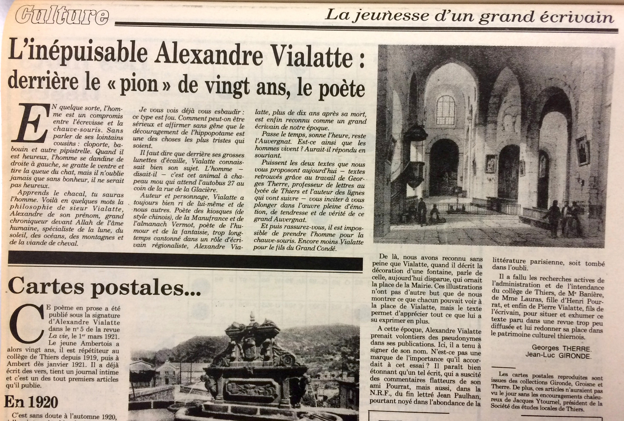 Thiers Escout Moi Voir Webzine Du Livradois Forez